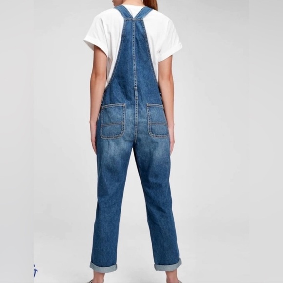 GAP For Good medium wash denim overalls size XS - Picture 2 of 10